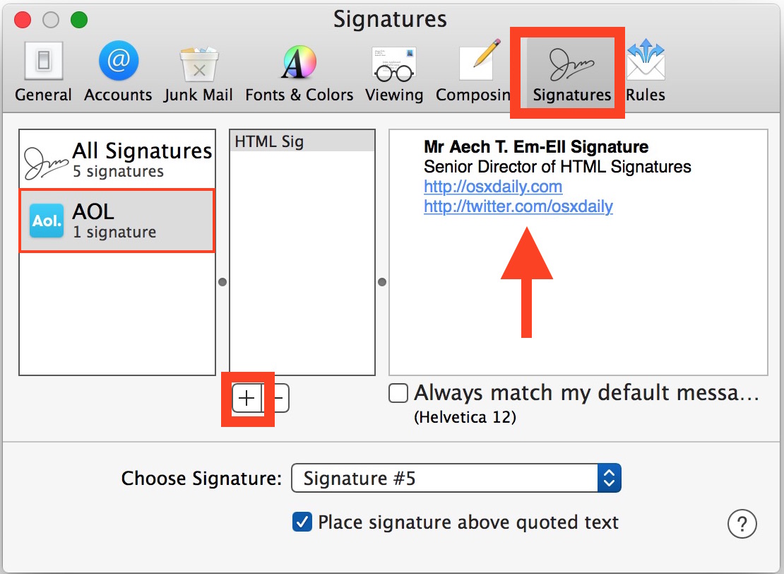 How To Change Mac Mail App Signature To Html